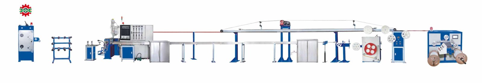 Hk 50 Ipc+plc Control Simplex:Dây chuyền sản xuất cáp mềm song công