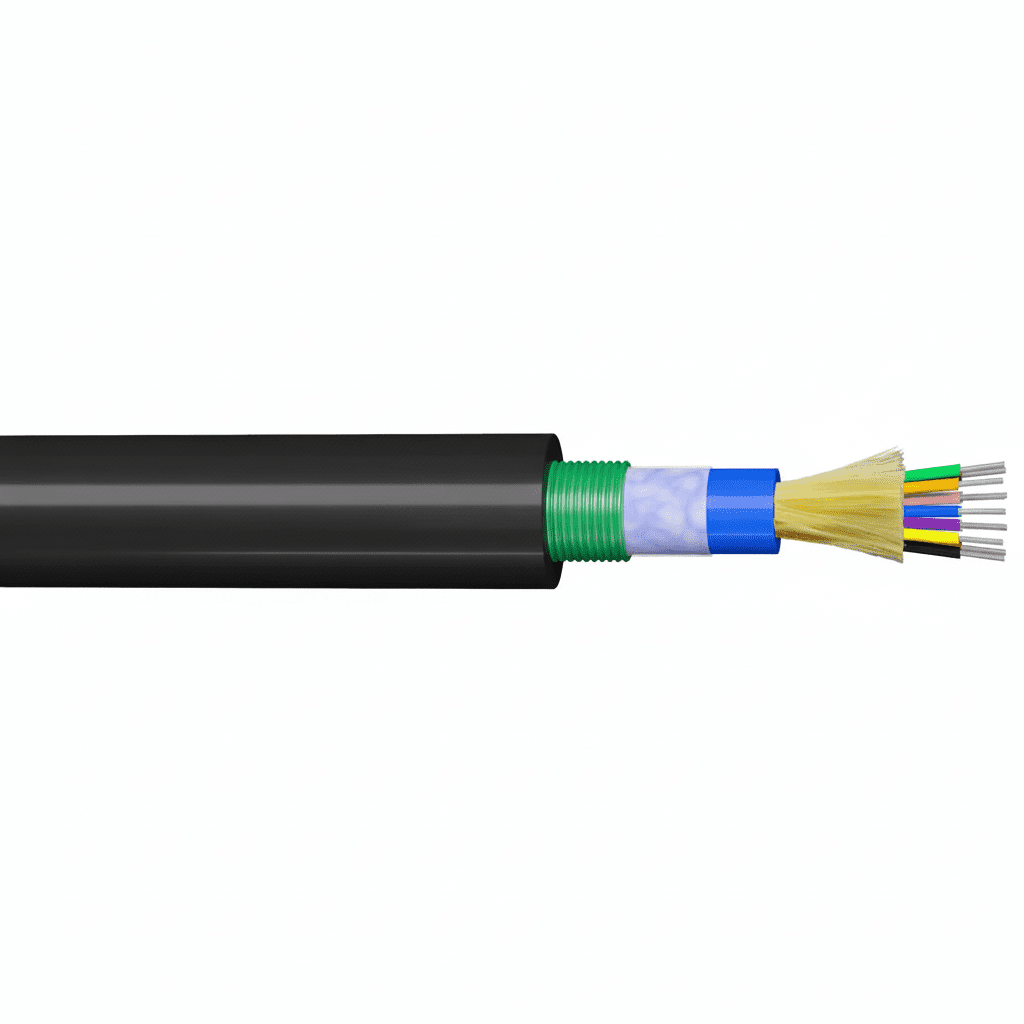 Gjfjh53 1 indoor steel armored fiber optic cable (gjfjh53)