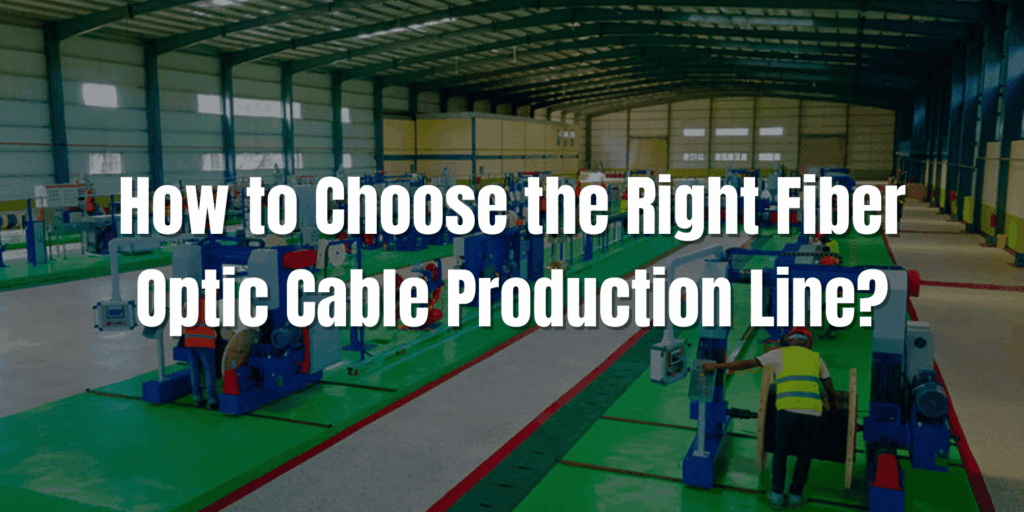 How To Choose The Right Fiber Optic Cable Production Line? 1 Fiber optic cable production facility interior with multiple extrusion lines