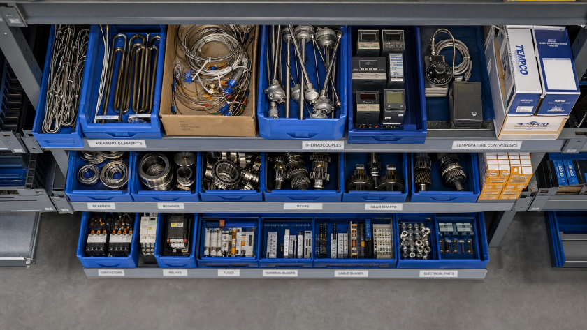 Cable machine spare parts, dies, bearings and electrical replacement components