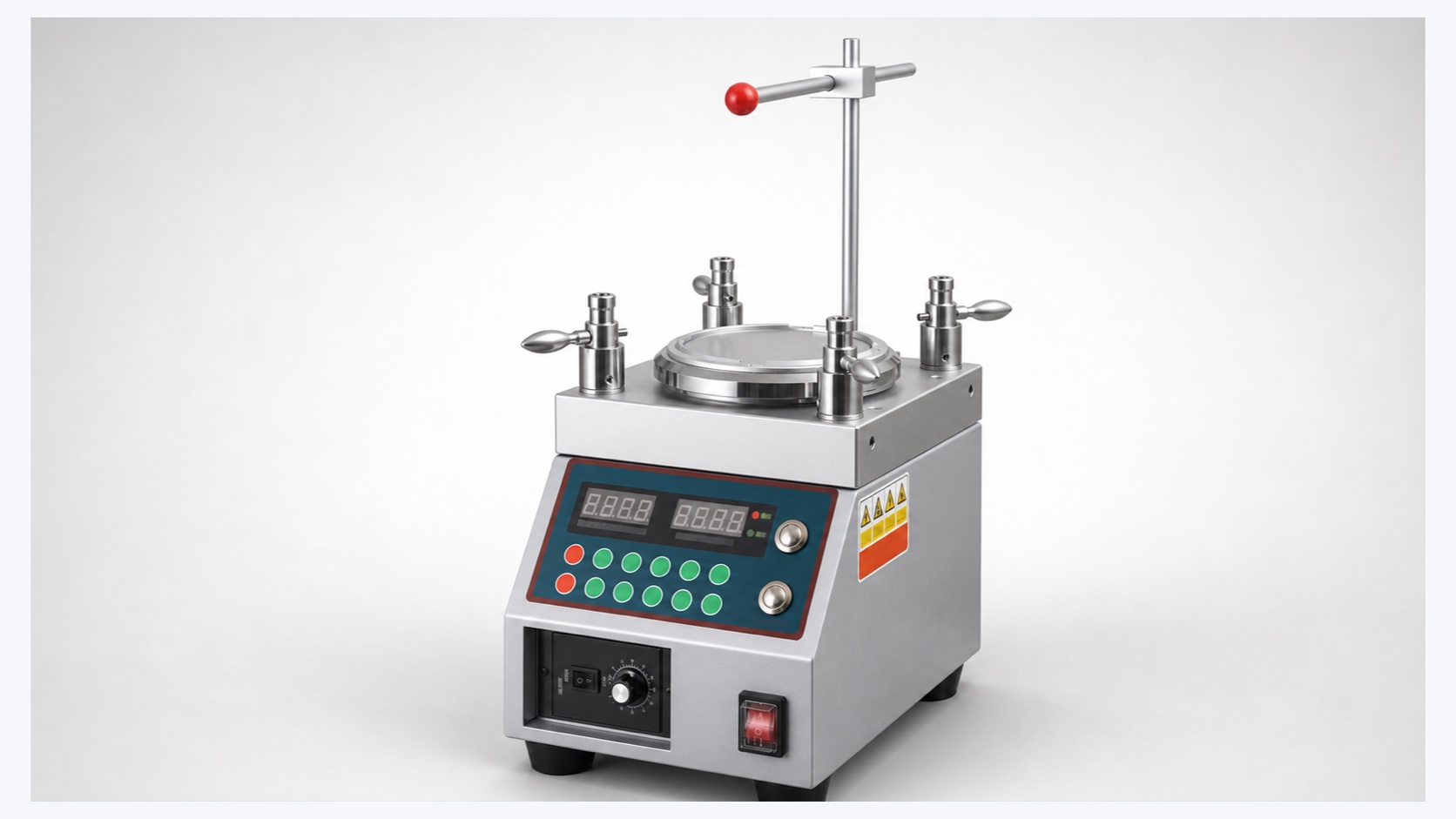 Three-dimensional technical model of a fiber connector polishing machine