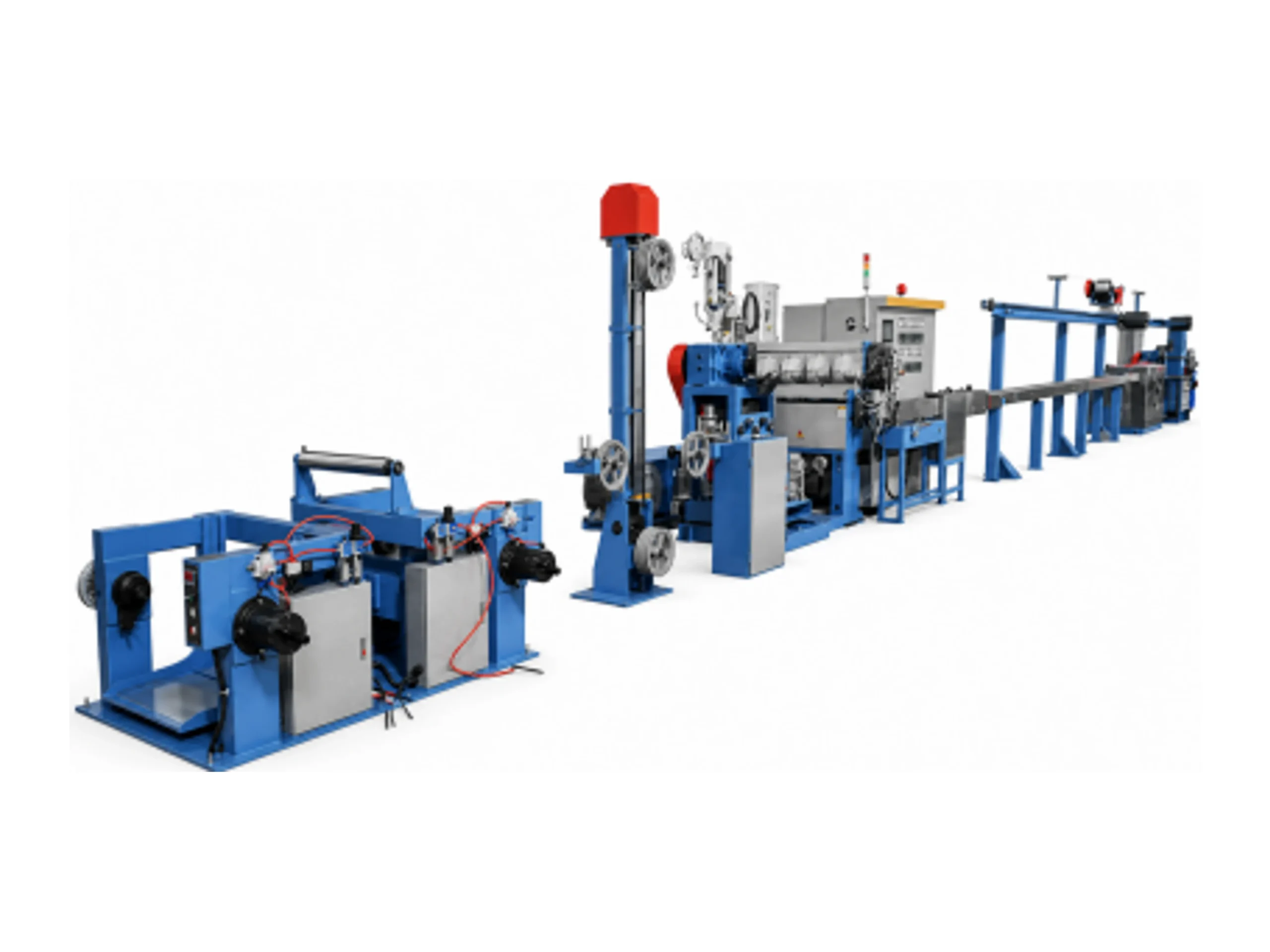 Cable sheathing extrusion line reference