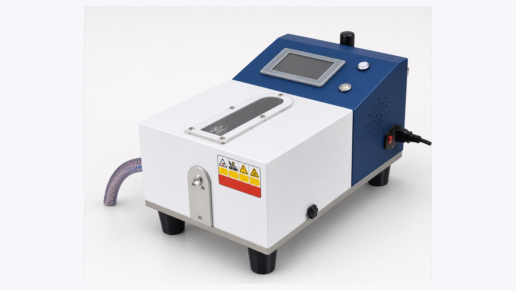 Three-dimensional technical model of an optical cable jacket stripping machine
