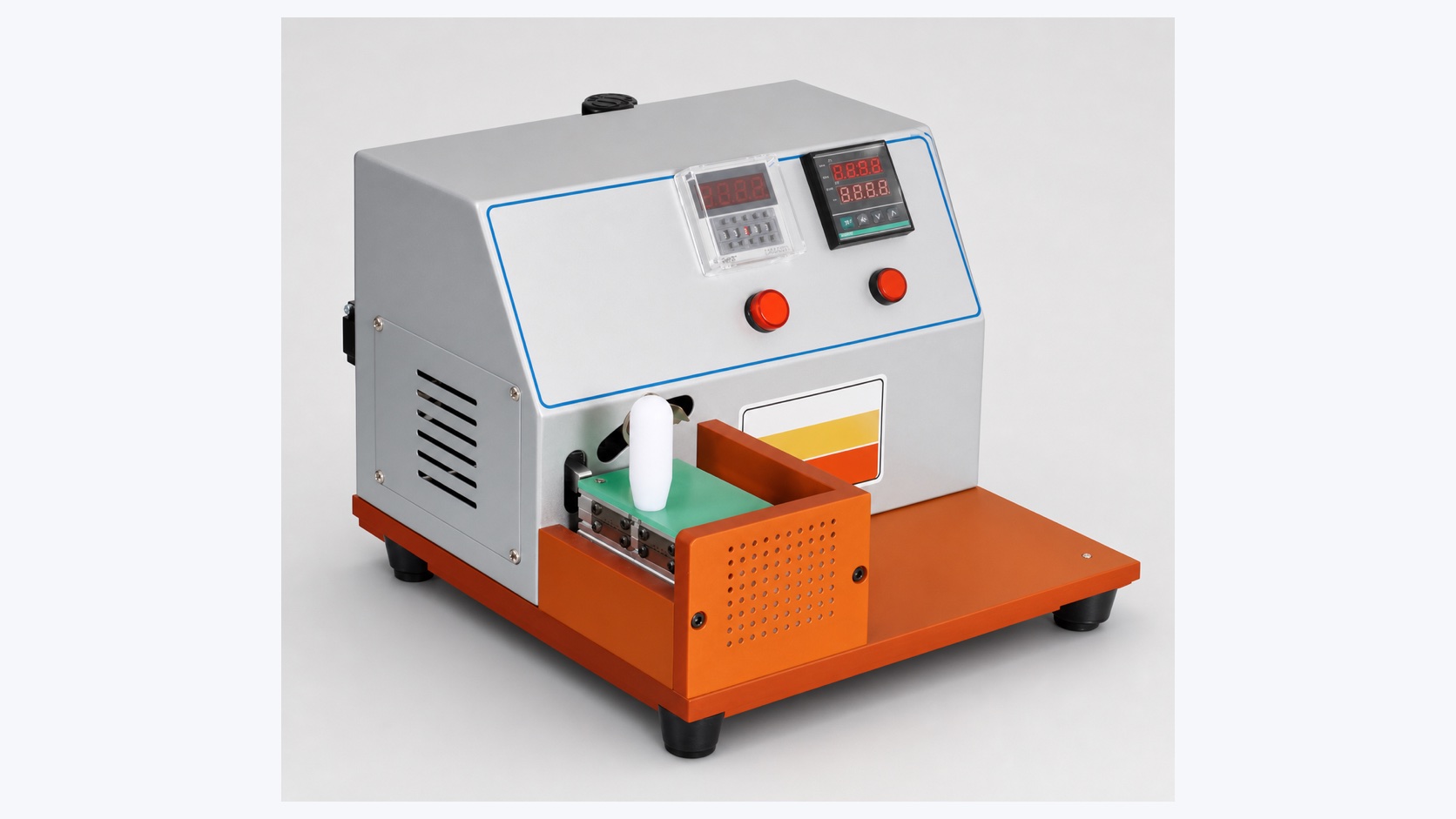 Three-dimensional technical model of a tight-buffer stripping machine