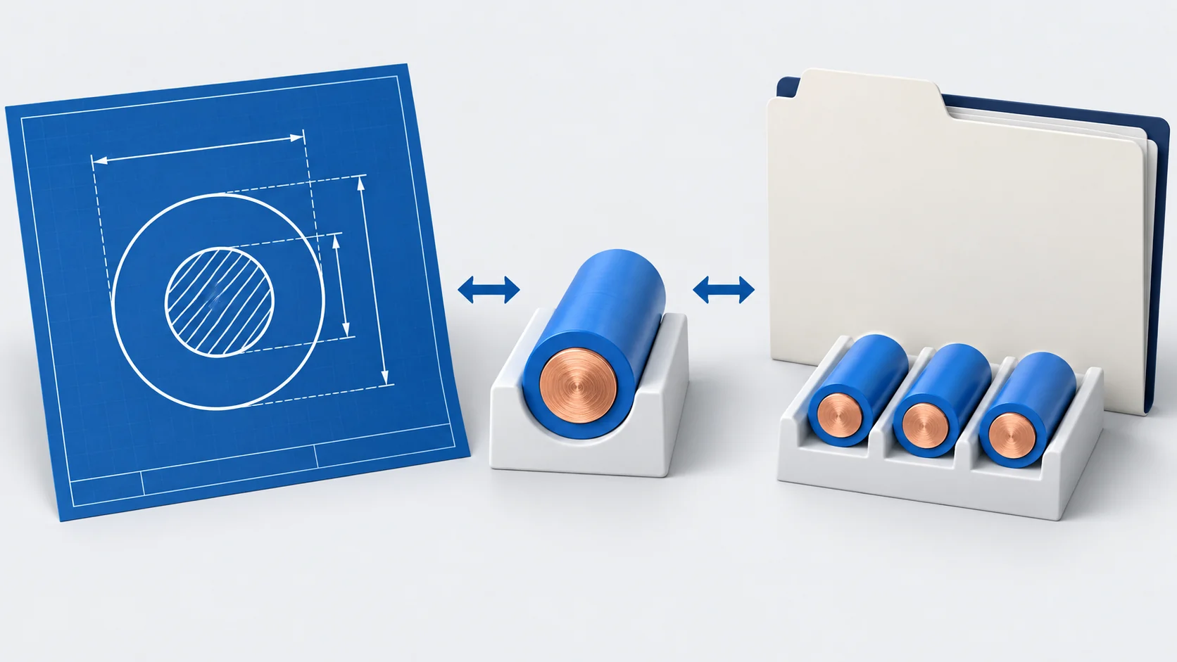 Cable Extrusion Defects: Material, Process Or Machine? 4 AI-generated illustration connecting a cable drawing, a trial sample and retained samples with records