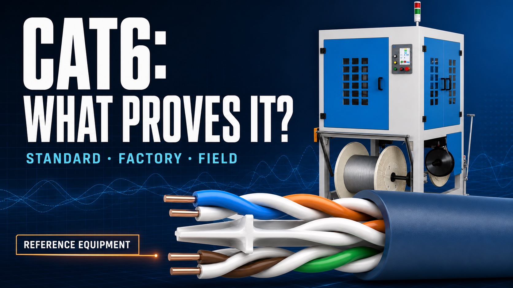 Cat6 UTP cable structure and HONGKAI LAN single-twist machine reference for factory testing decisions