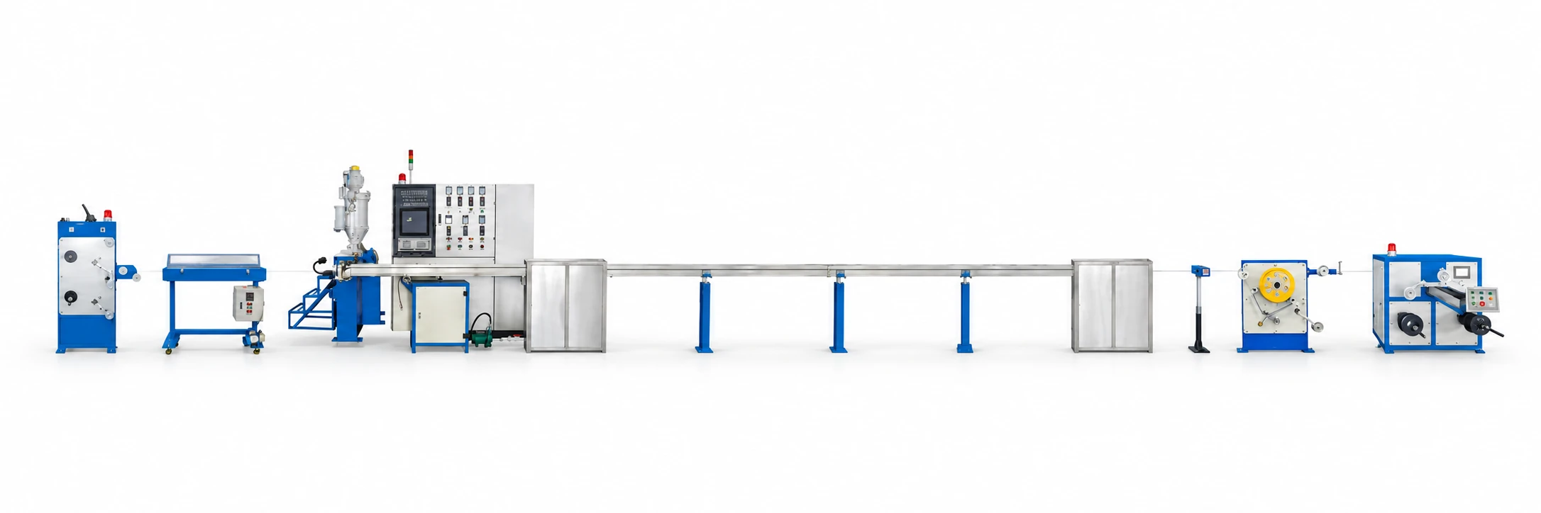 Complete HK-30 tight-buffer production-line reference