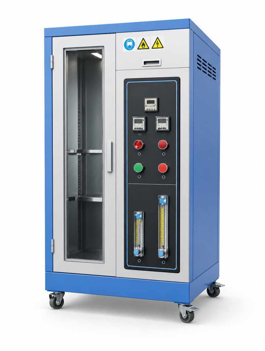 3D reference of cable flame-retardant test chamber