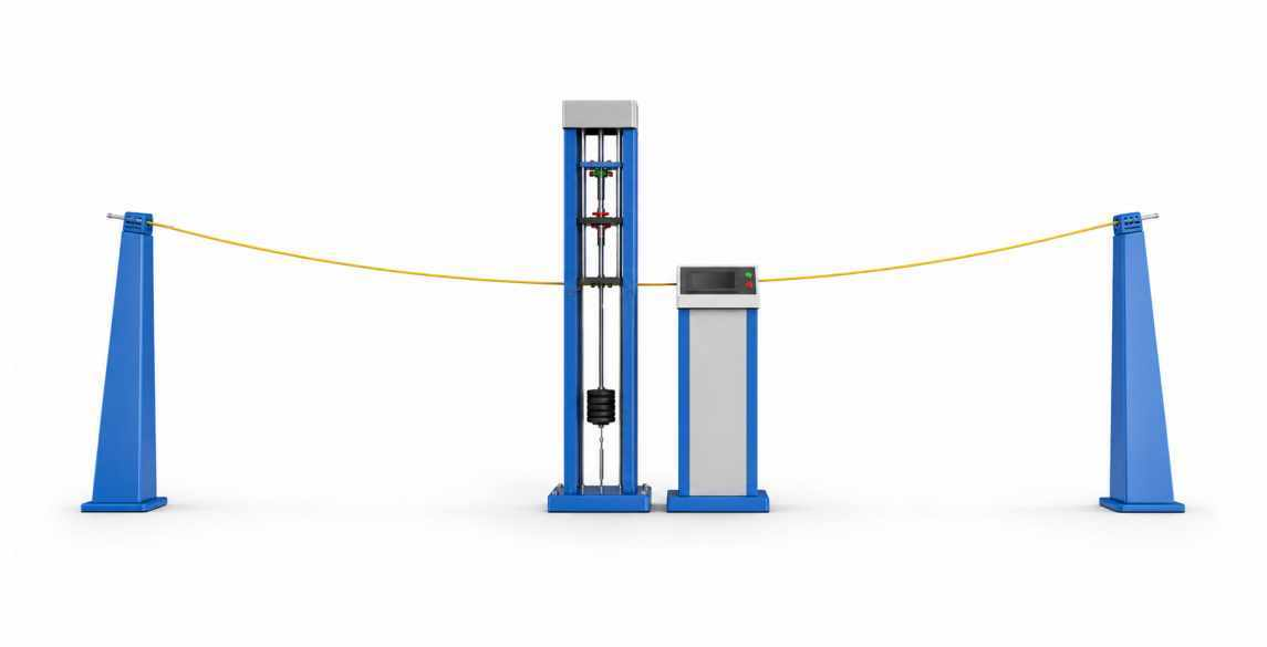 3D reference of aerial cable hook testing machine