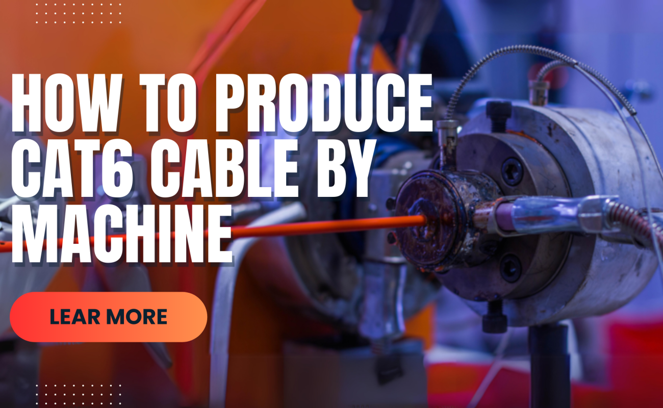 how to produce the cat6 cable by machine hongkai